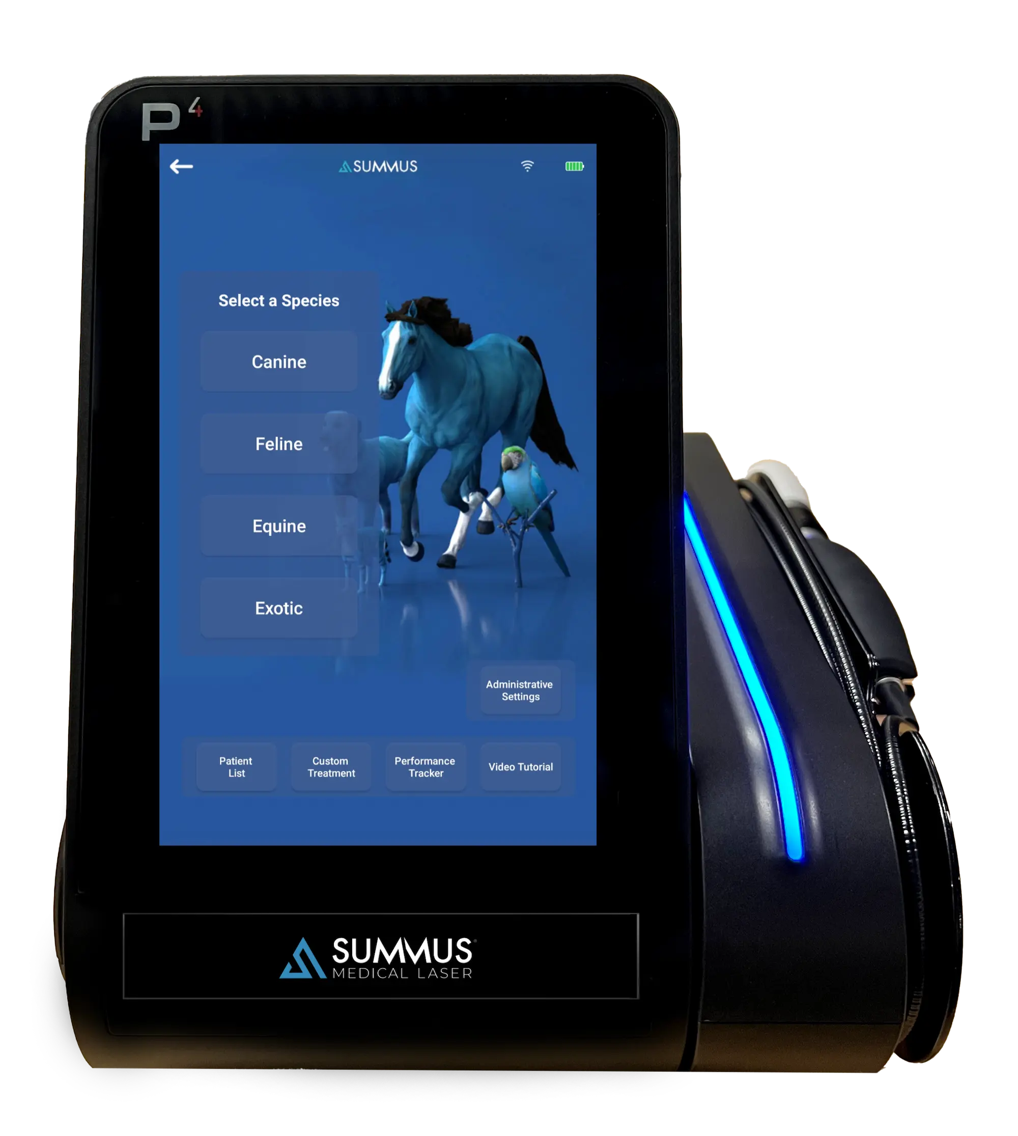 Terapilaser, Summus P4, front